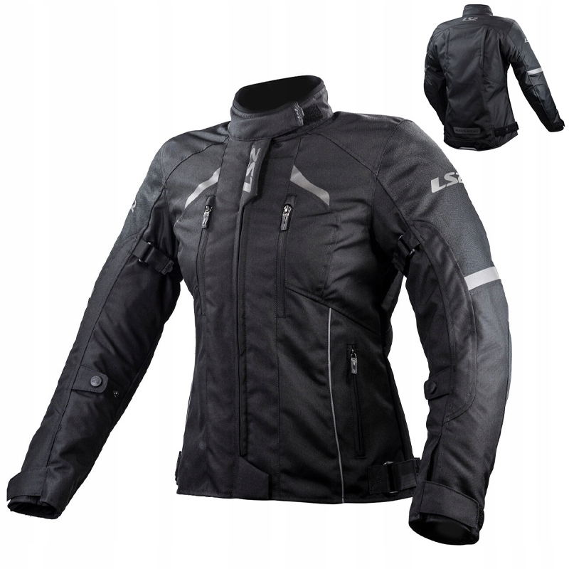 Dámska Motocyklová Bunda LS2 Serra Black Vodeodolná A Priedušná