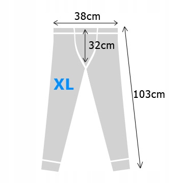 HENDERSON kalesony getry męskie 100% bawełniane CZARNE *XL Rozmiar XL