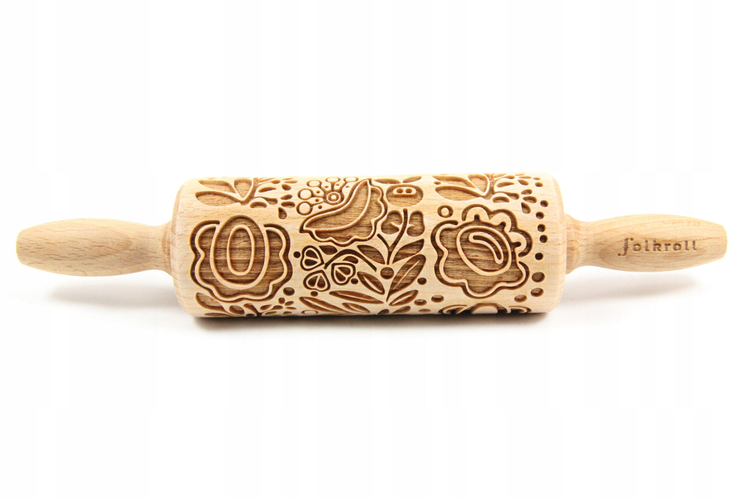 Wałek grawerowany wzór FOLK WĘGIERSKI, junior