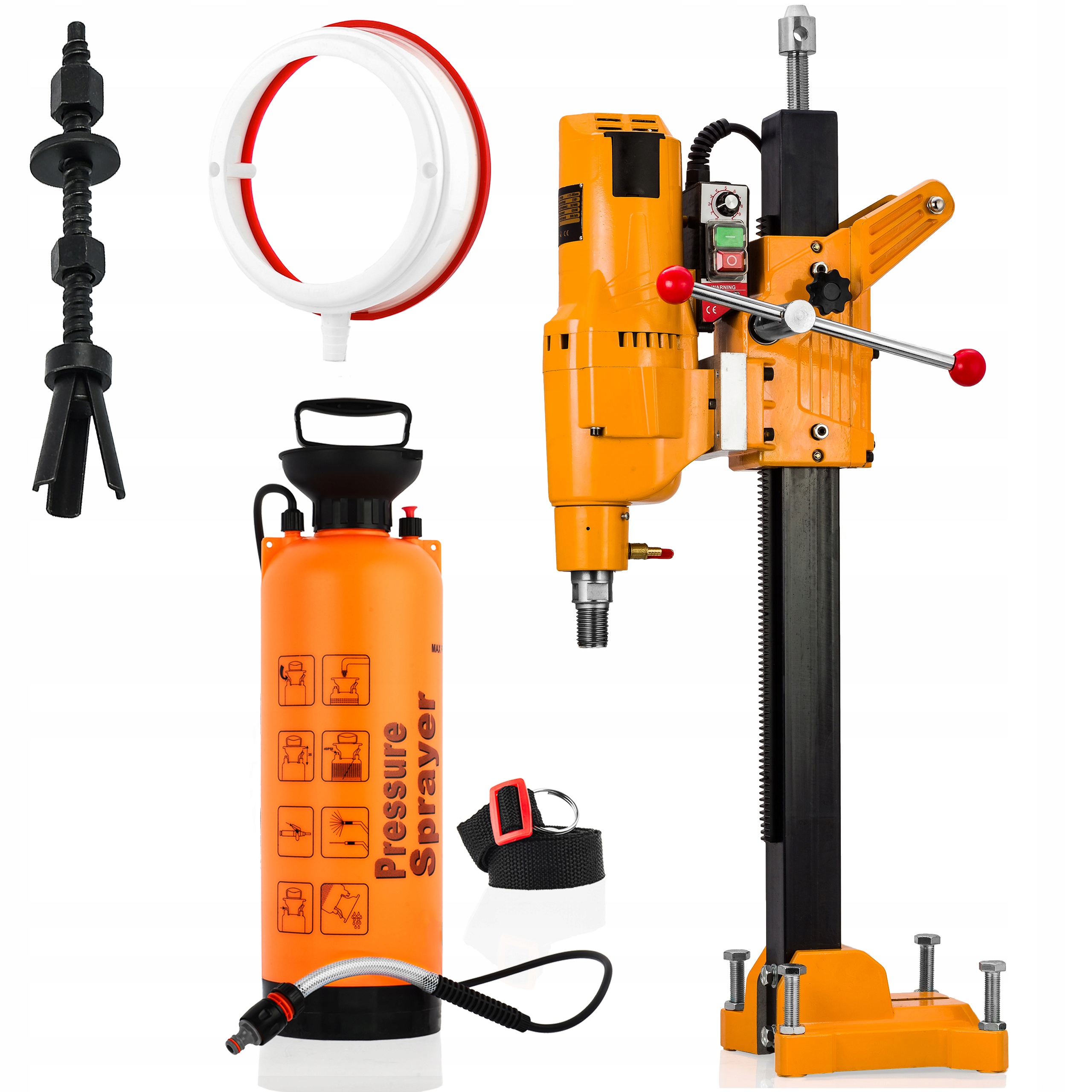 Wiertnica do betonu 3950 Watt FI 255 Hydronetka Zestaw 3