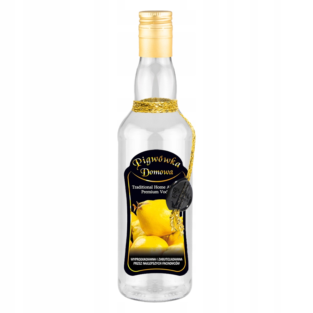 

Butelka zdobiona monopol 500ml Domowa Pigwówka