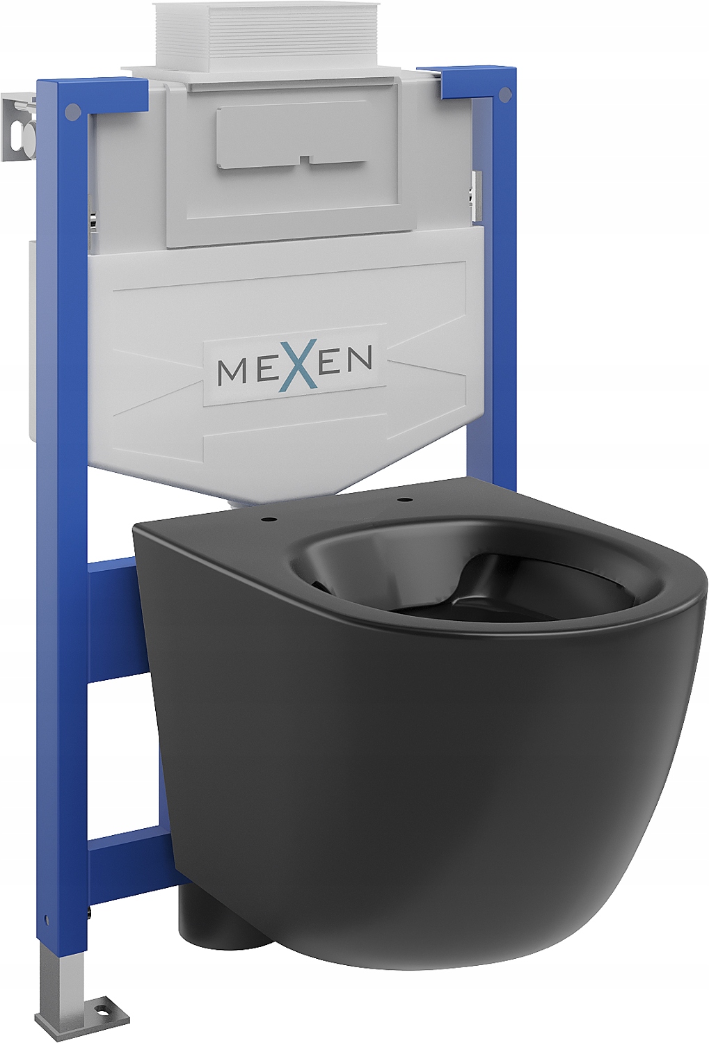 Mexen Lena Zestaw Wc Podtynkowy Z Z Miską Wc 48 CM Czarny Matowy
