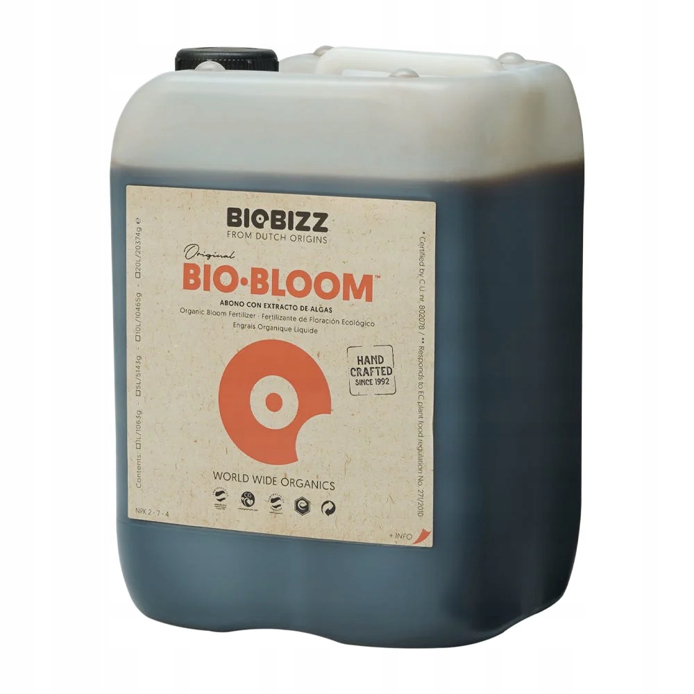 Biobizz Bio-Bloom 10L nawóz Organiczny do pomidorów Warzyw kwiatów Bio