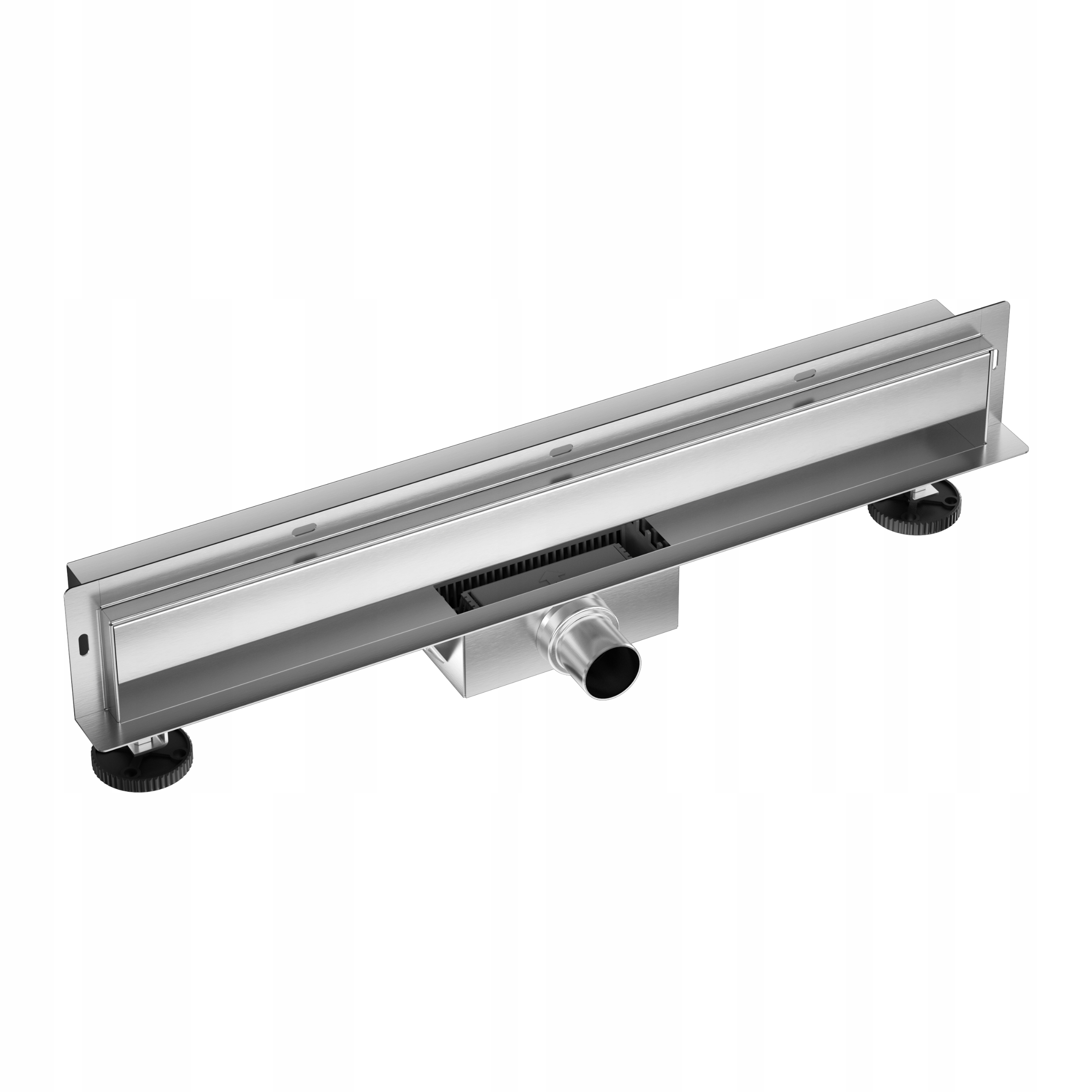 Nástenný lineárny odtok 80 cm obojstranný, chróm Next 2v1