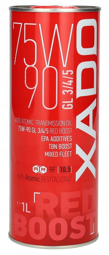 Xado Olej Przekładniowy Atomic Transmission Oil 75w90 Gl 3/4/5 Red Boost