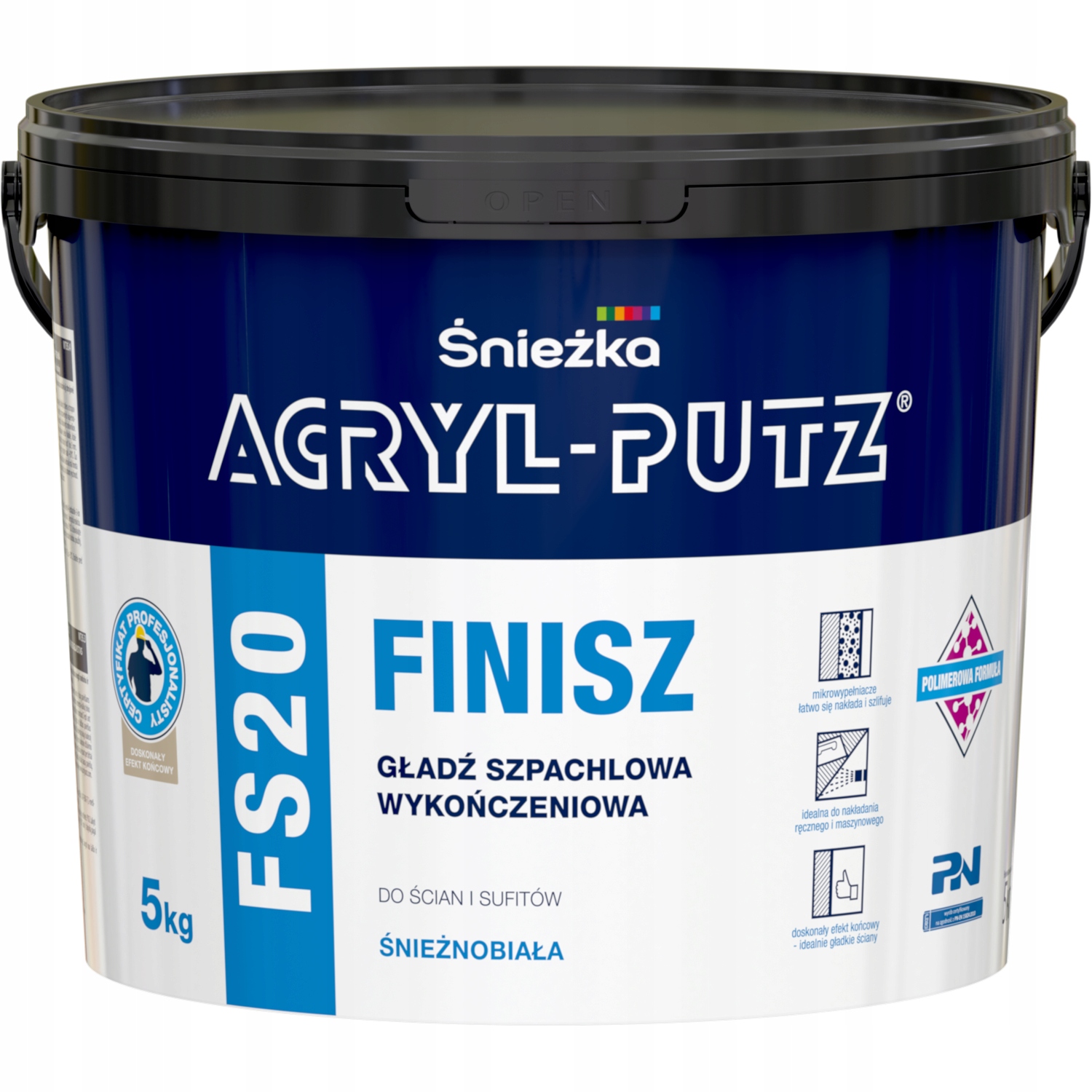 

Gotowa gładź Finish FS20 Acryl-putz 5kg