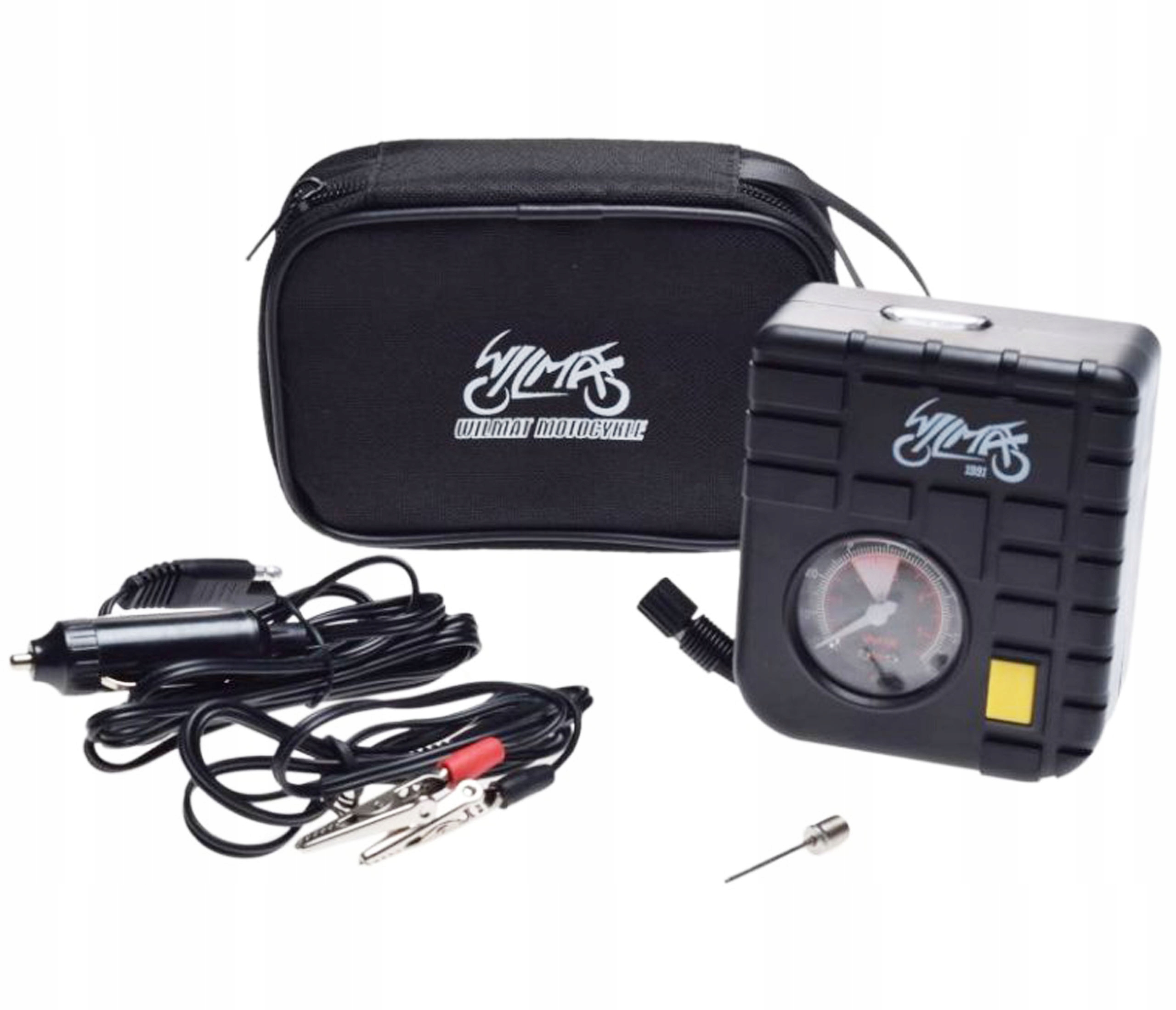 MINI SPRĘŻARKA KOMPRESOR MOTOCYKLOWY DO OPON LED