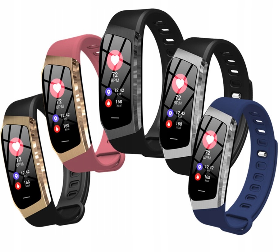 SMARTBAND SMARTWATCH ZEGAREK SPORTOWY PULS PRO SPORT FIT SMS OPASKA MENU PL Materiał paska guma
