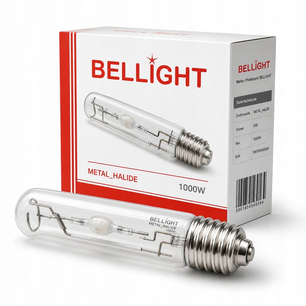 Bellight Žárovkový kovový reflektor Mhl 1000W E40 TT76 (20)