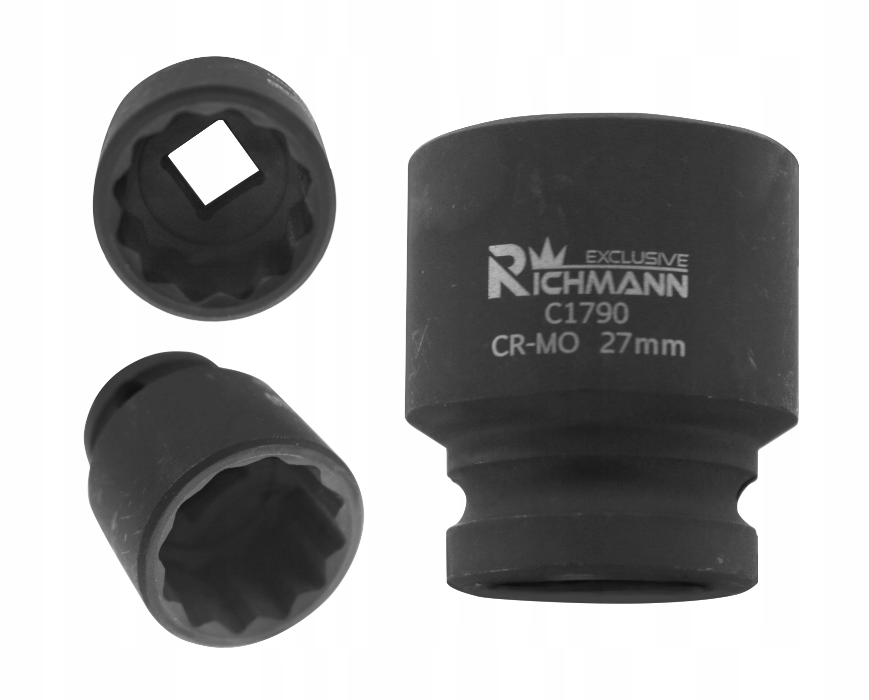 Nasadka Udarowa 12-KĄTNA 1/2" Krótka Metryczna Cr-mo 12MM Richmann C1775
