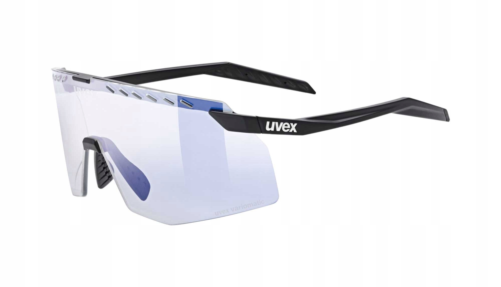 Cyklistické brýle Uvex Pace Stage V Vario Black Matt S1-S3