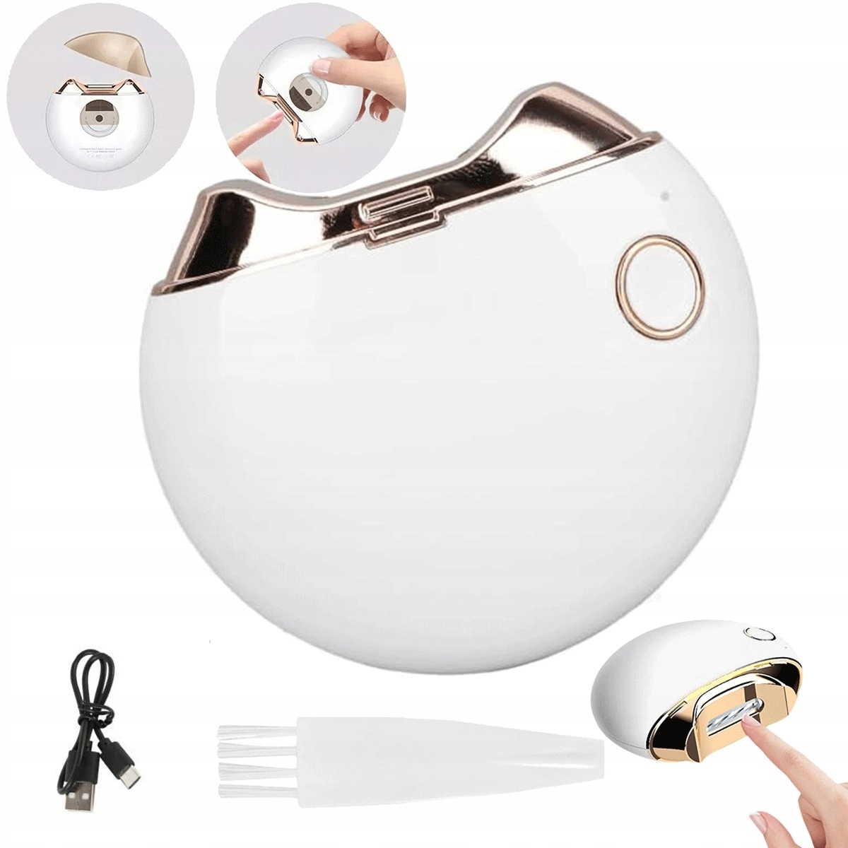 Elektrický zastřihovač nehtů 500 mAh s tichým chodem 45 dB a ochranou