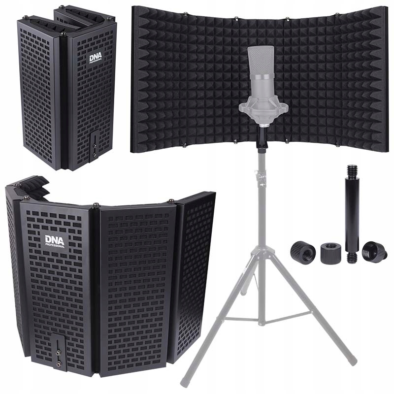 Kabina Akustická Studiová Obrazovka Filtr Pro Mikrofon Tlumicí Krytka 5