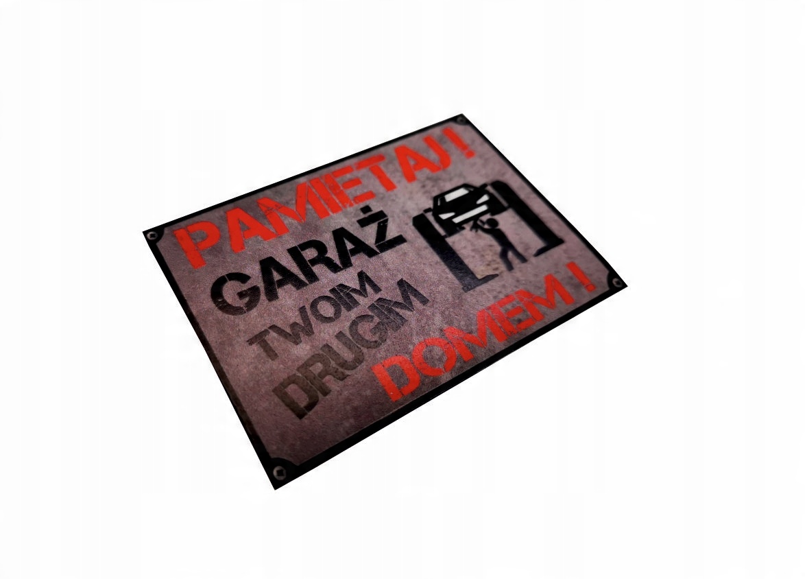 

Magnes na lodówkę Garaż Twoim Drugim Domem