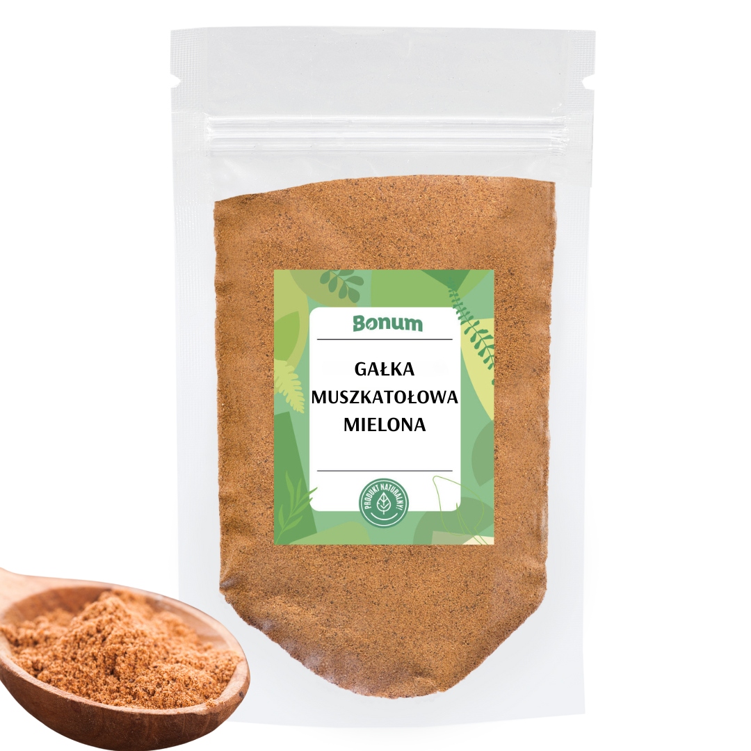 Mletý muškátový oříšek Přírodní aromatické koření 1 kg Bonum