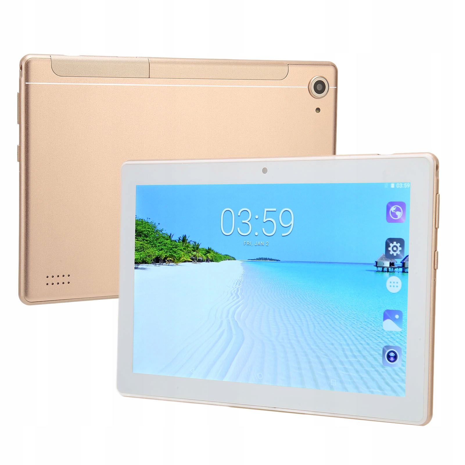 Tablet 8" 5G 6GB 128GB Wifi Android 10 Octa Core Gps 6000 Mah Zlatý