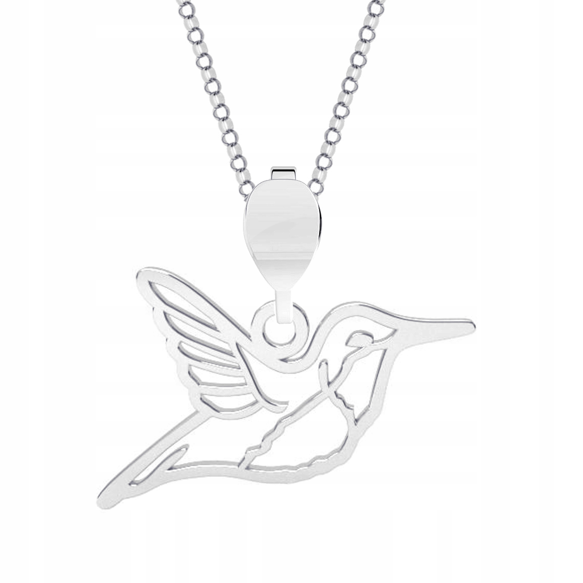 Stříbrný náhrdelník Rolo Ažurový kolibřík Symbol síly a radosti Stříbro 925