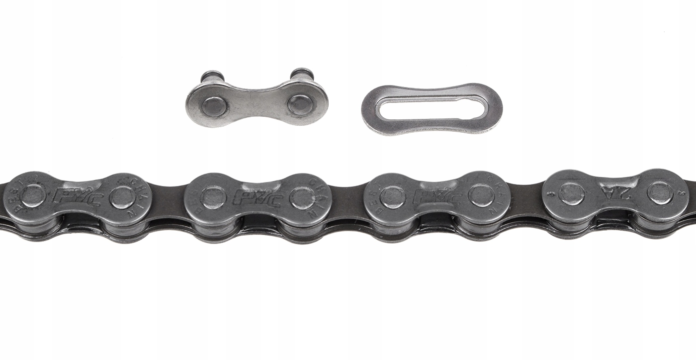 ŁAŃCUCH ROWEROWY 1/2 x 3/32 7 RZĘDOWY Z ZAPINKĄ