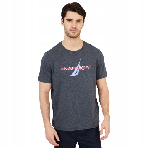 Nautica pánské tričko Short Sleeve šedé M