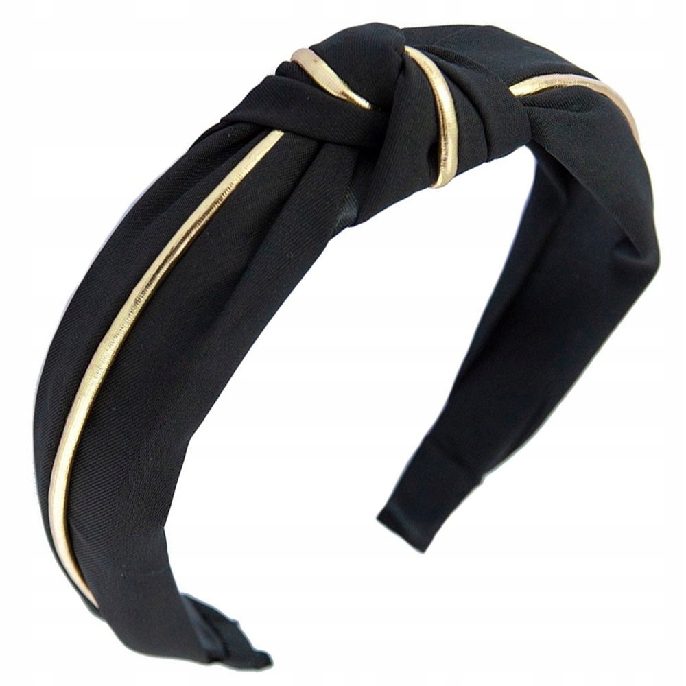 

Opaska Do Włosów czarna Węzeł turban Pin Up