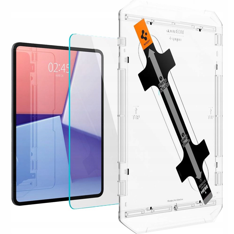 Tvrzené sklo pro iPad Pro 13" 2025/2024, Spigen Ez Fit, s aplikátorem
