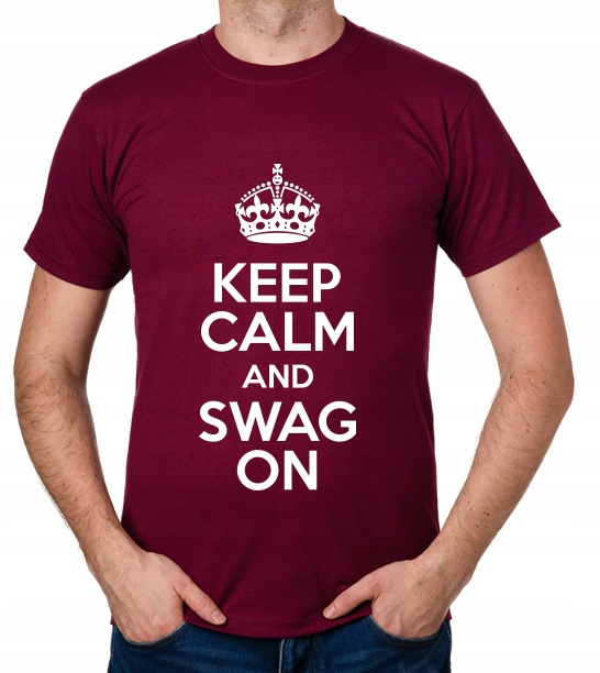 

koszulka Keep Calm And Swag On prezent