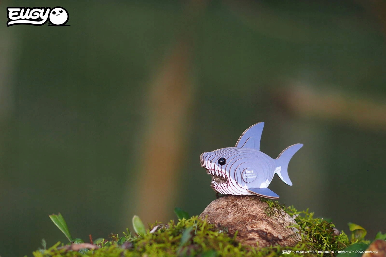 Puzzle 3D Układanka Rekin - Eko zestaw kreatywny dla dzieci 6 lat+, Eugy Bohater brak