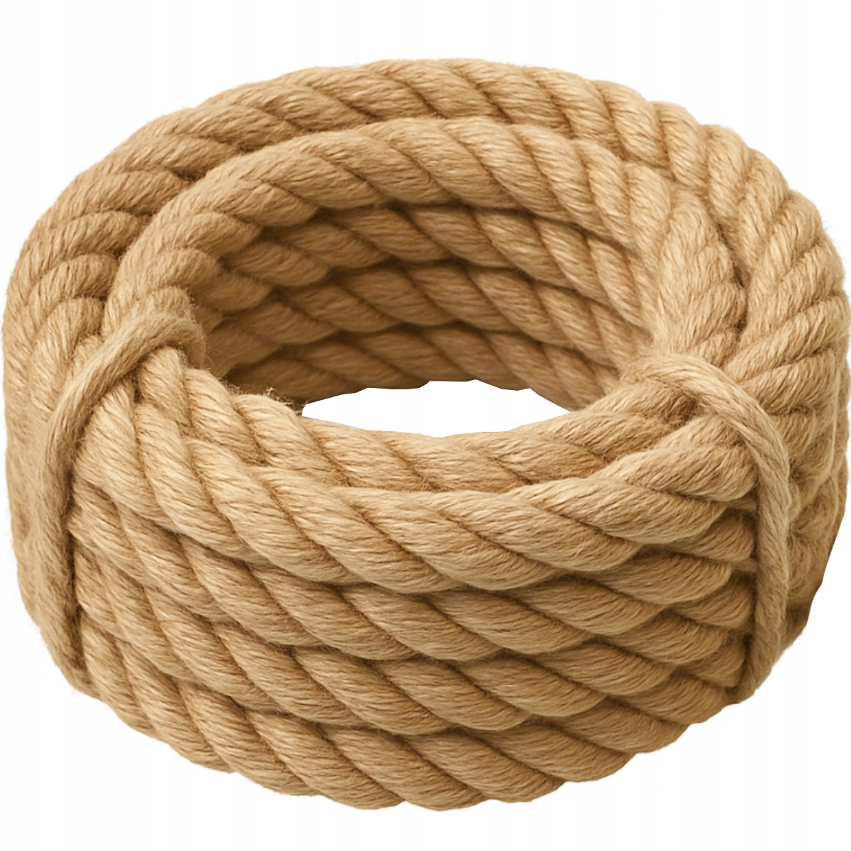 Jutové Lano 30 mm Dekorativní Námořnická Hrubá stavební Šňůra přírodní 20 m
