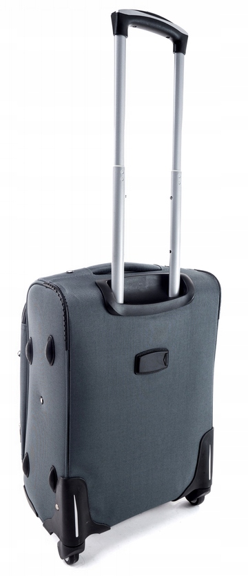 MAŁA KABINOWA WALIZKA MATERIAŁOWA RGL TORBA PODRÓŻNA NA 4 KÓŁKACH SZARA RGL Marka RGL