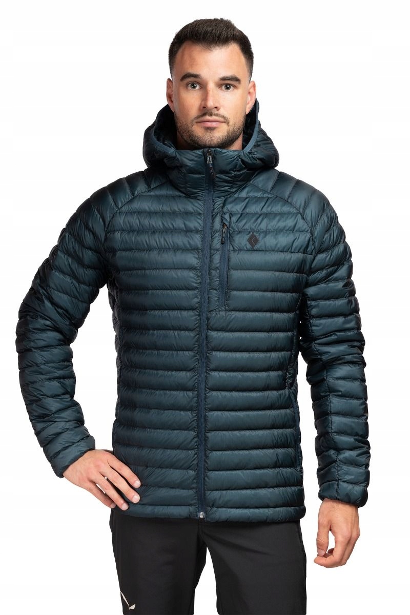 Pánská péřová bunda Black Diamond Deploy Down 1.0 Hoody modrá XL