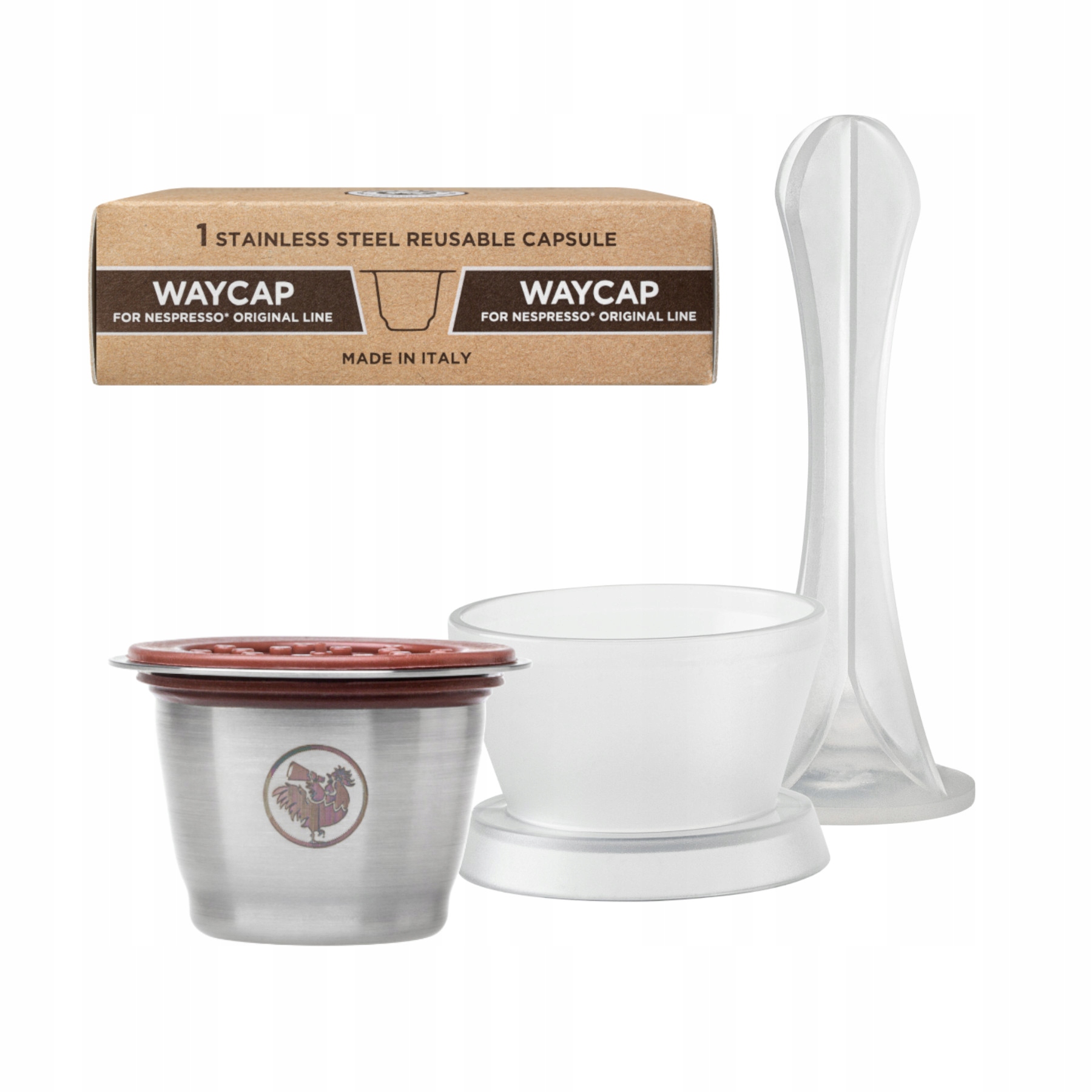 Levně WAYCap 1 kapsle Nespresso Pop basic opakovaně použitelné