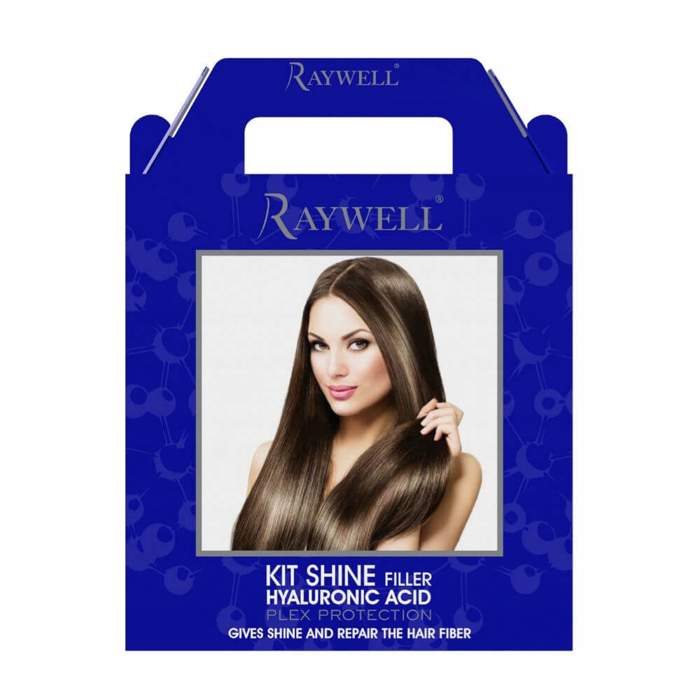Raywell Zestaw Regeneruje Włókna Włosa z Kwasem Hialuronowym 2x150ml,1x80ml