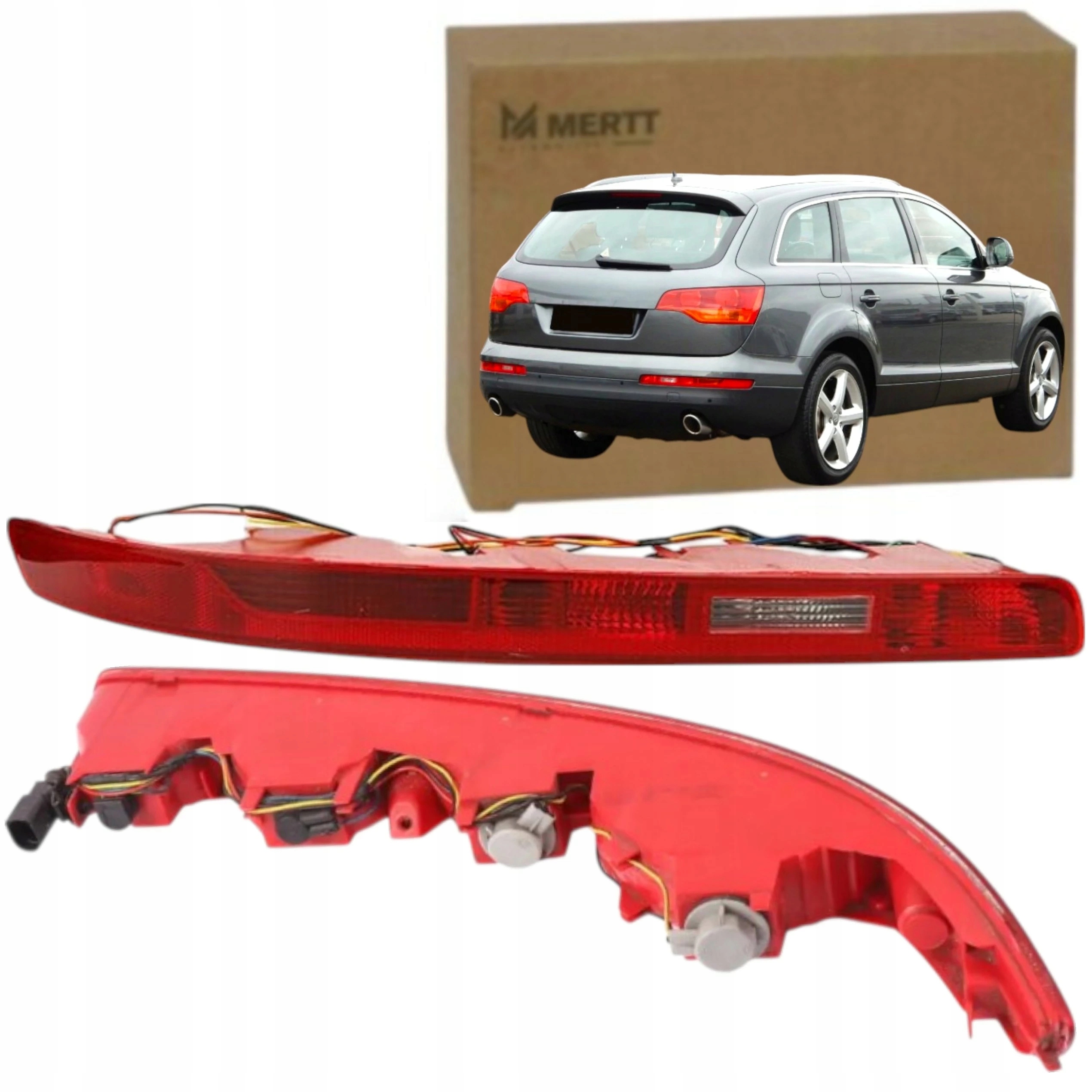 Audi Q7 4L 2005-2015 Levé Zadní Světlo Zadního Nárazníku Proti Zamlžování