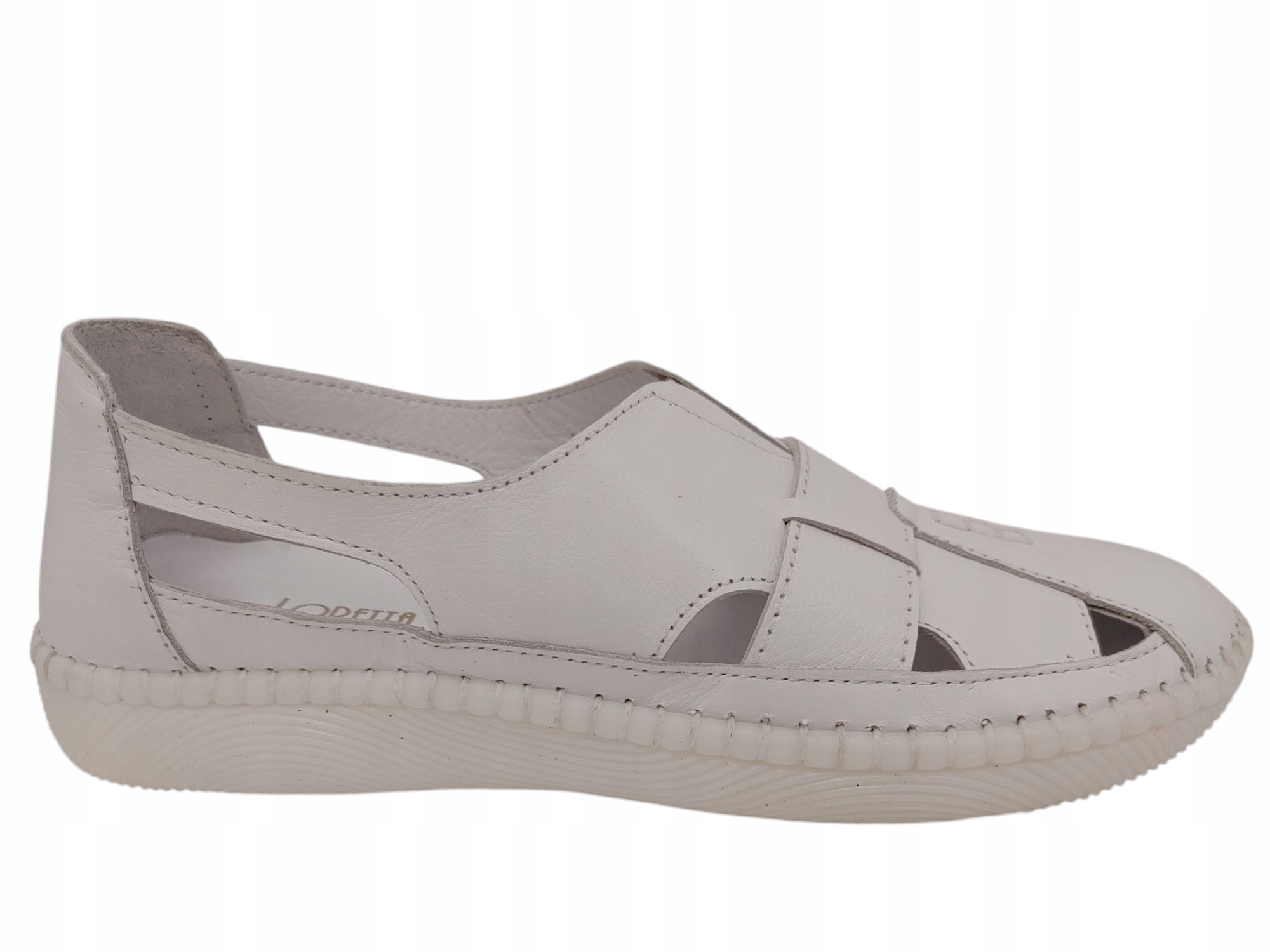 Loretta Vitale Polobotky Model Hy 781 Barva Bílá Velikost 40