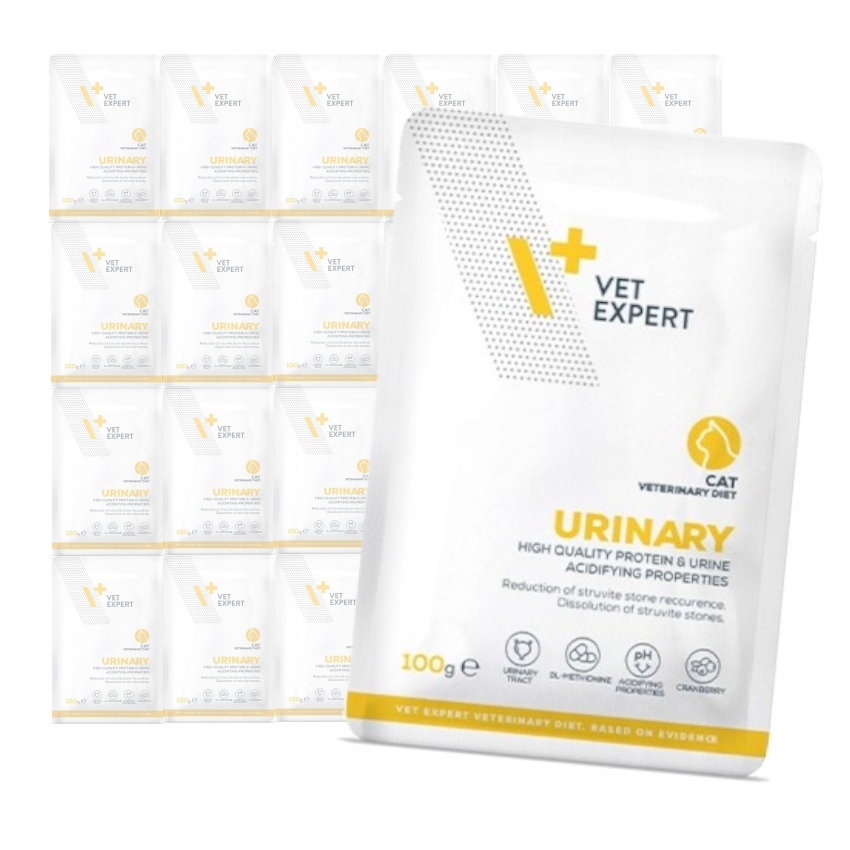 Levně Vet Expert Urinary Mokré Krmivo Pro Kočky kuřecím masem 24x100g