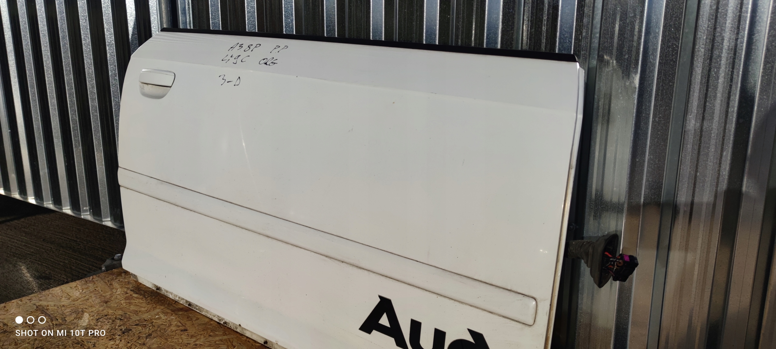 door right front AUDI A3 8P LIFT LY9C 3-door ORG