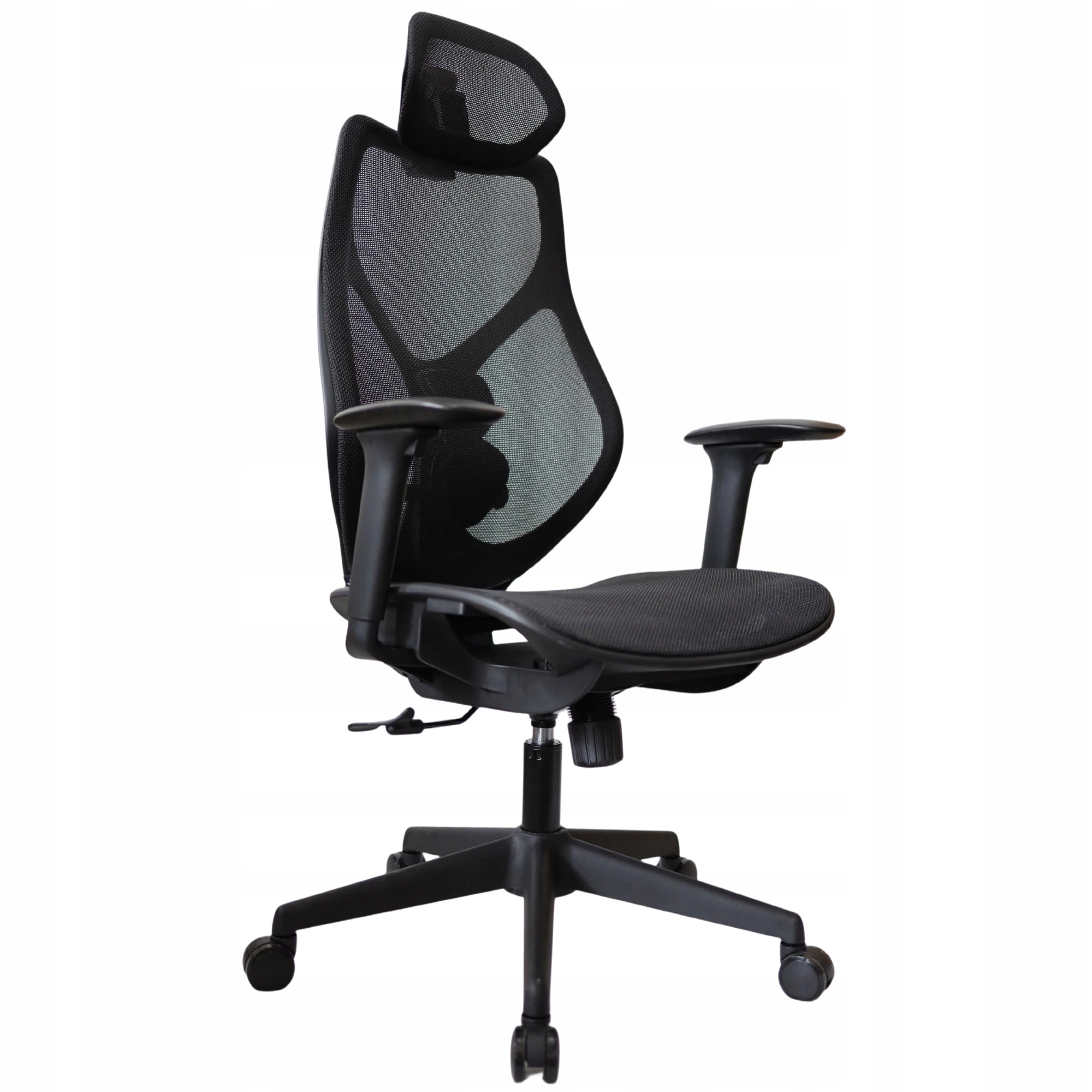 Kancelářská Otočná Židle černé, síťované, Nastavitelné, ergonomické, Spcetronik
