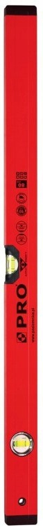 Poziomnica PRO600 Mal. Czerwona Magn. 100 CM