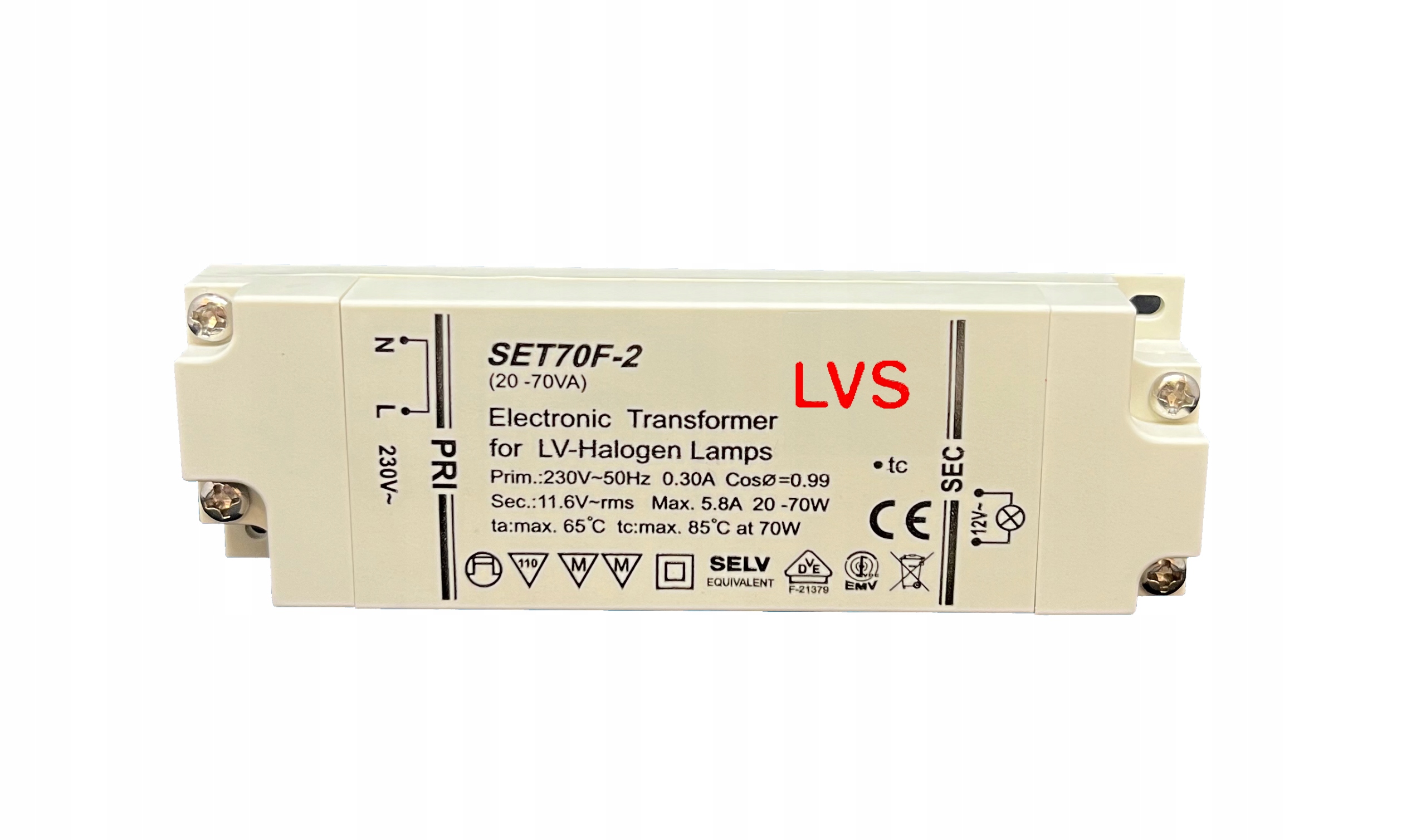 

Transformator Elektroniczny Do Halogenów 70W 12V