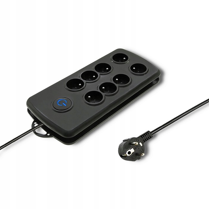 

Qoltec Listwa antyprzepięciowa Qoltec 8 gniazd 2.5