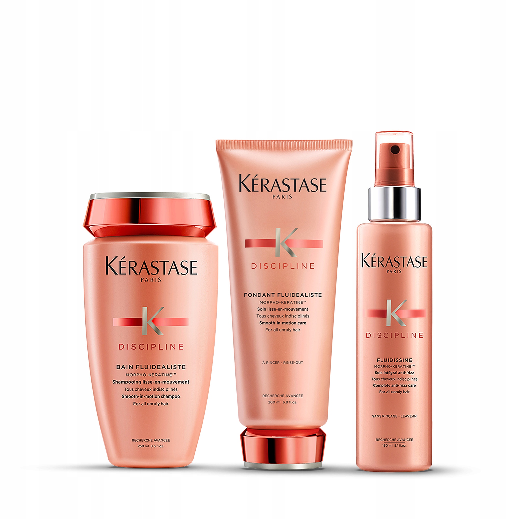 Kérastase Discipline Zestaw Dyscyplinujący Włosy Szampon Odżywka Spray