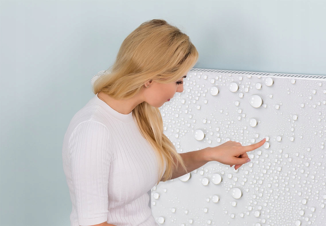 MAGNETYCZNA OSŁONA NA KALORYFER 60x60 KROPLE FOTOTAPETA Grubość materiału 1 mm