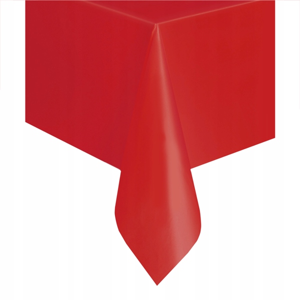

Obrus Plastikowy Czerwony 137X274 CM Sztuka