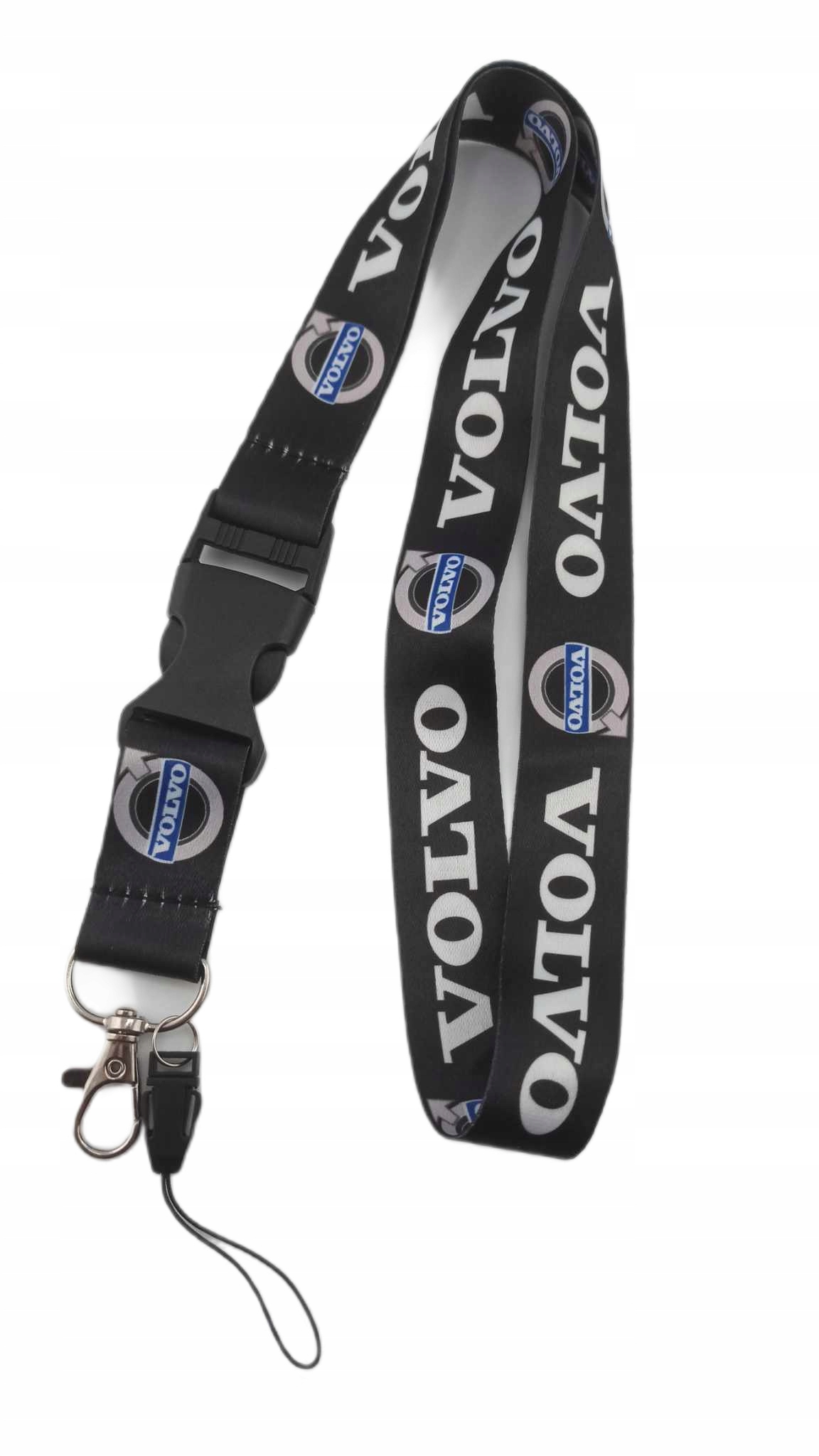 Volvo Smycz Smyczka Do Kluczy Czarna