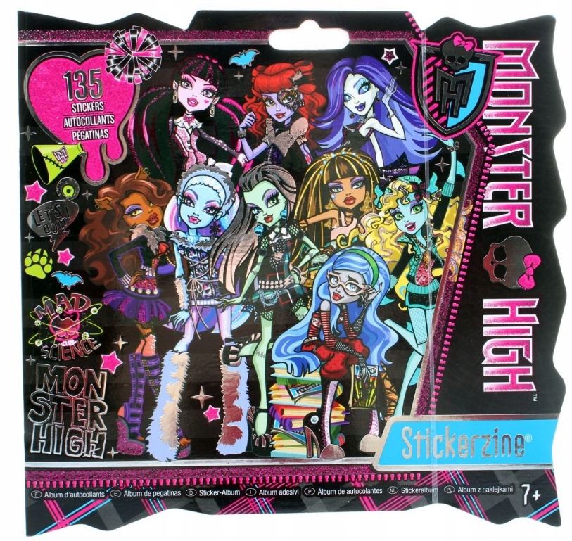 

Album Z Naklejkami Monster High 135 Naklejek Tm 7+