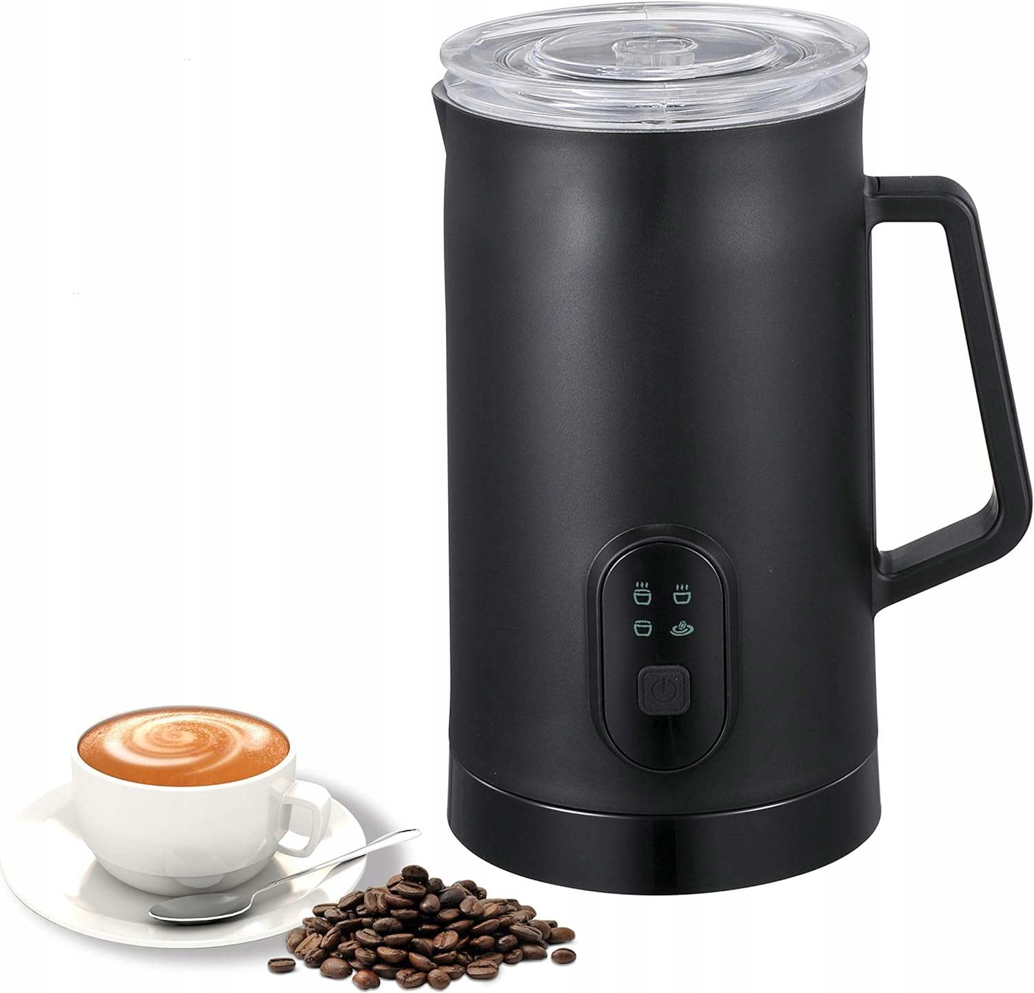 NEKIT 4W1 Elektryczny SPIENIACZ DO Mleka Podgrzewacz Latte Black 400W EAN (GTIN) 6976475350053