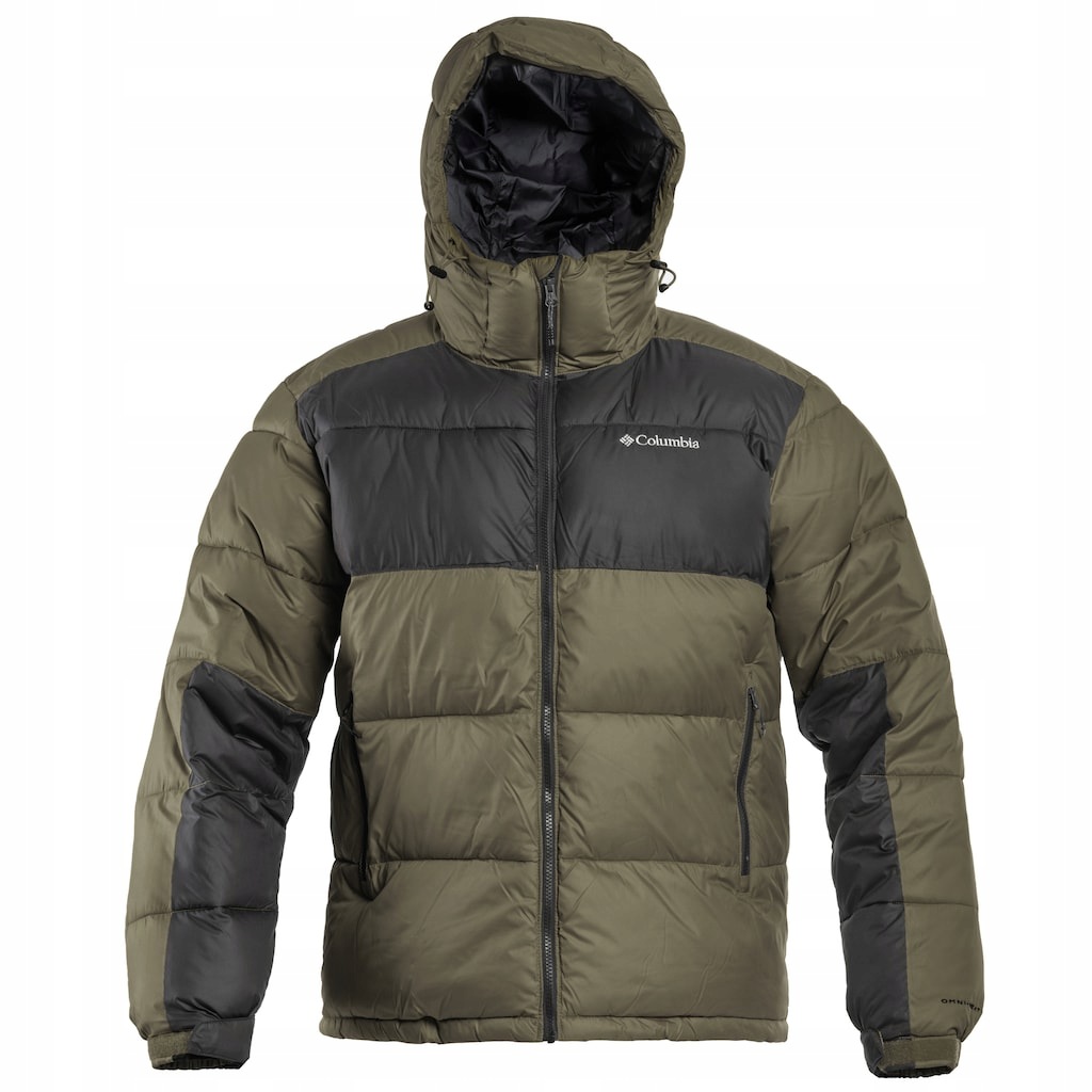 Zimní bunda prošívaná Columbia Pike Lake II Hooded Stone Green/Shark XXL