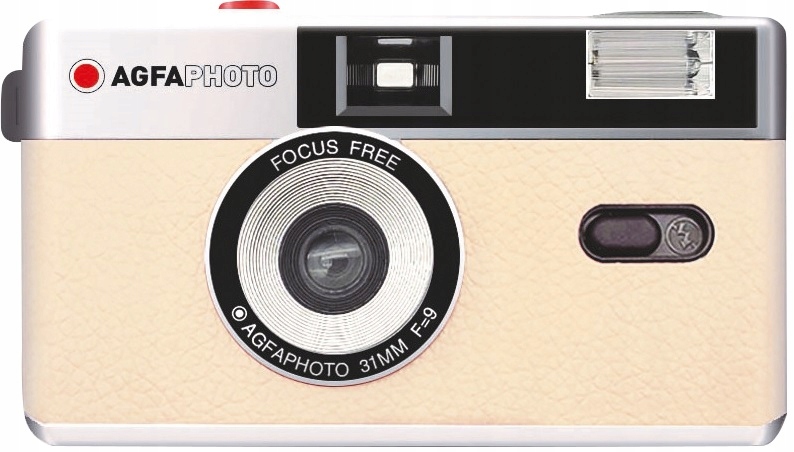 Agfaphoto opakovaně použitelný fotoaparát 35mm Béžový