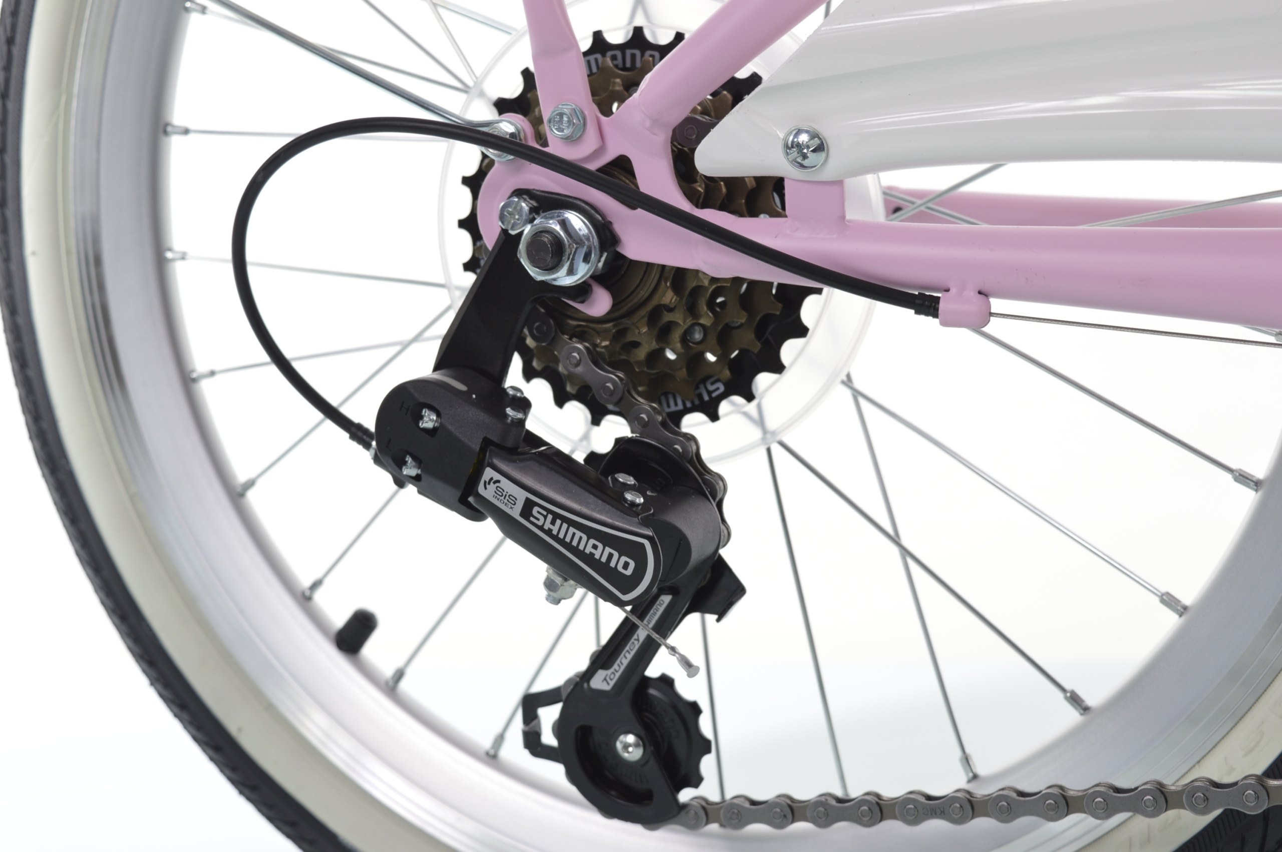 ROWER 20 KANDS DIANA różowy mat R12 wzrost 115-145 cm 6-biegowy