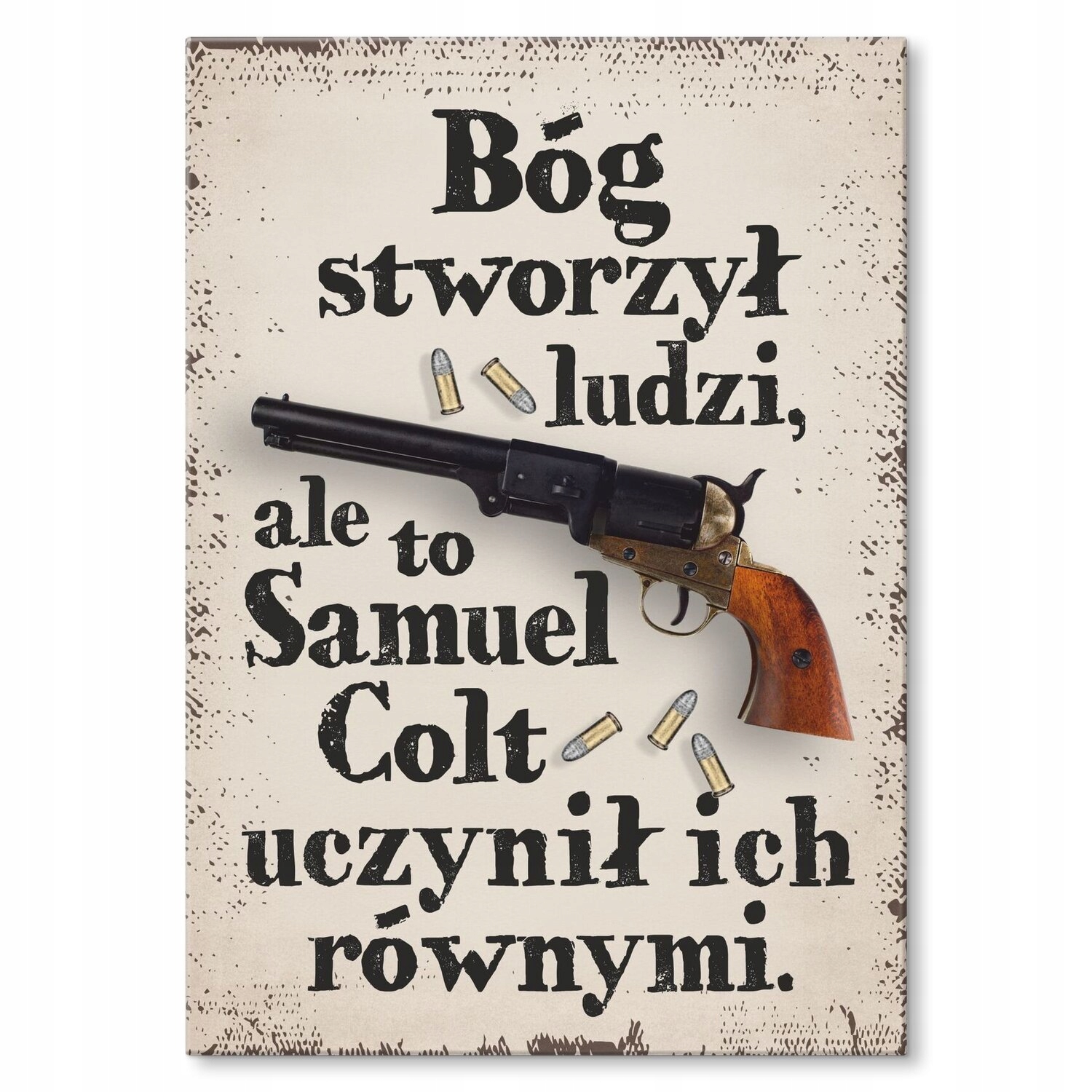 Kovový plakát Samuel Colt Dárek 30 x 42 cm